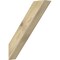 Ekena Millwork 6"W x 28"D x 34"H Traditional Rough Sawn Knee Brace, Douglas Fir BRC06X28X34TRA00RDF - alternate 1